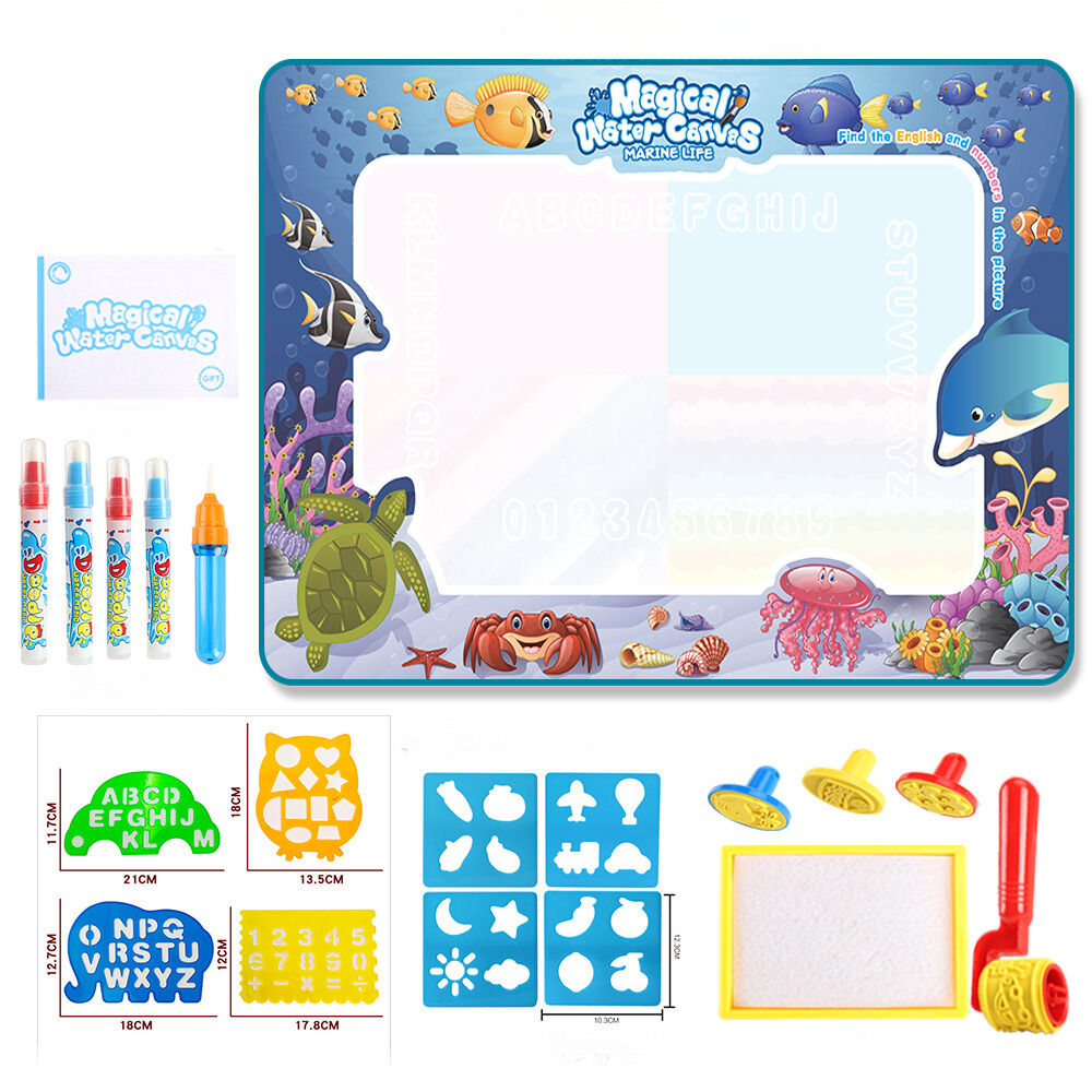 XXL Reusable & Educational Water Drawing Mat — Infinity