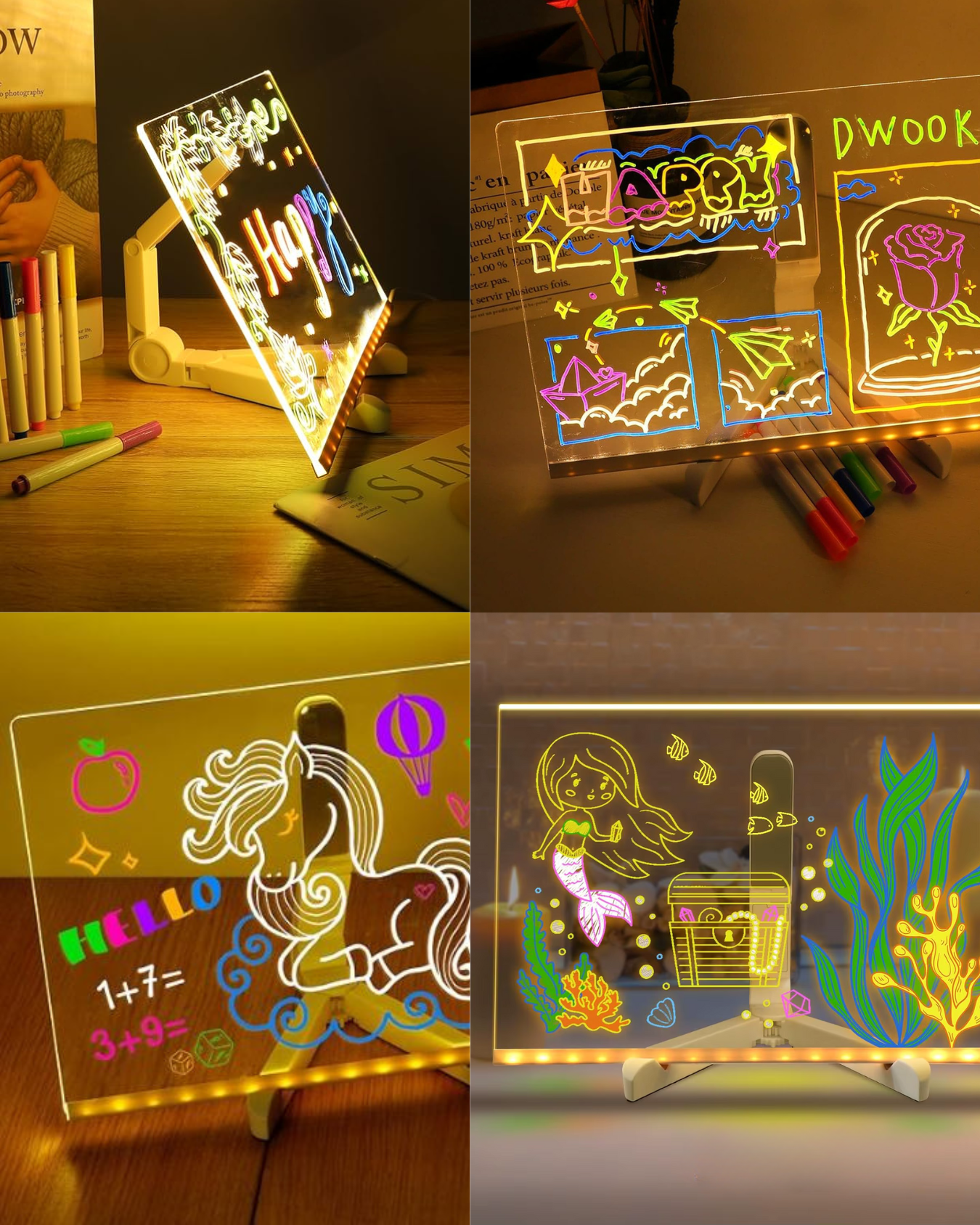 Glowy – Magical Erasable Light Board