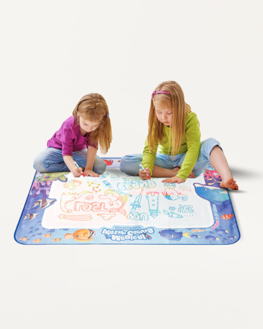 XXL Reusable & Educational Water Drawing Mat — Infinity